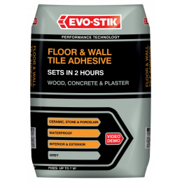 Floor & Wall Tile Adhesive Fast Set for Wood, Concrete & Plaster
